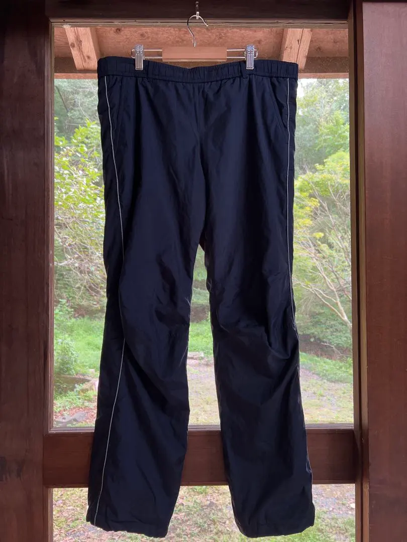 Thumbnail of Uniqlo (M) Nylon Pants Men's Black Fleece Lined Winter Windbreaker