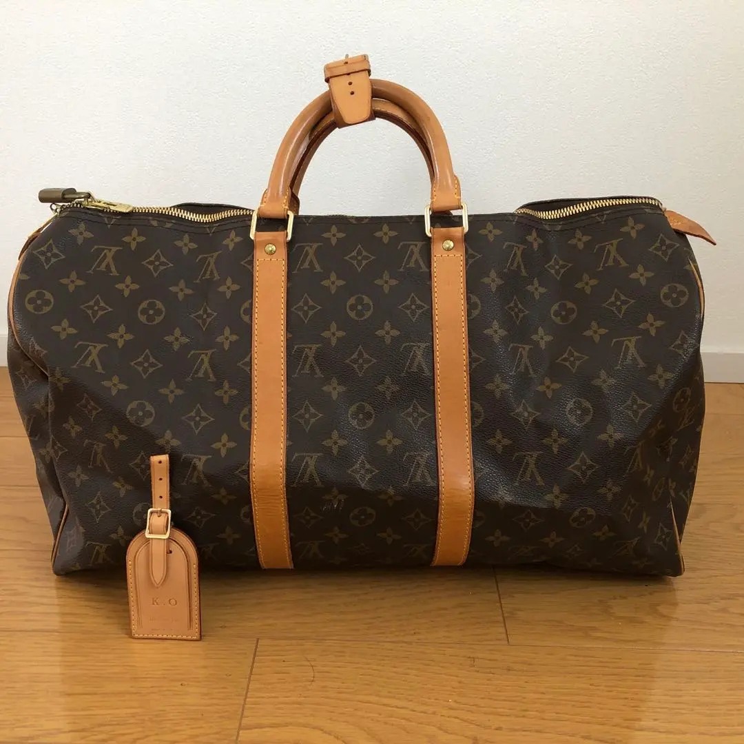 路易威登 Louis Vuitton Keepall 50 旅行包 波士頓包 正品 的縮圖