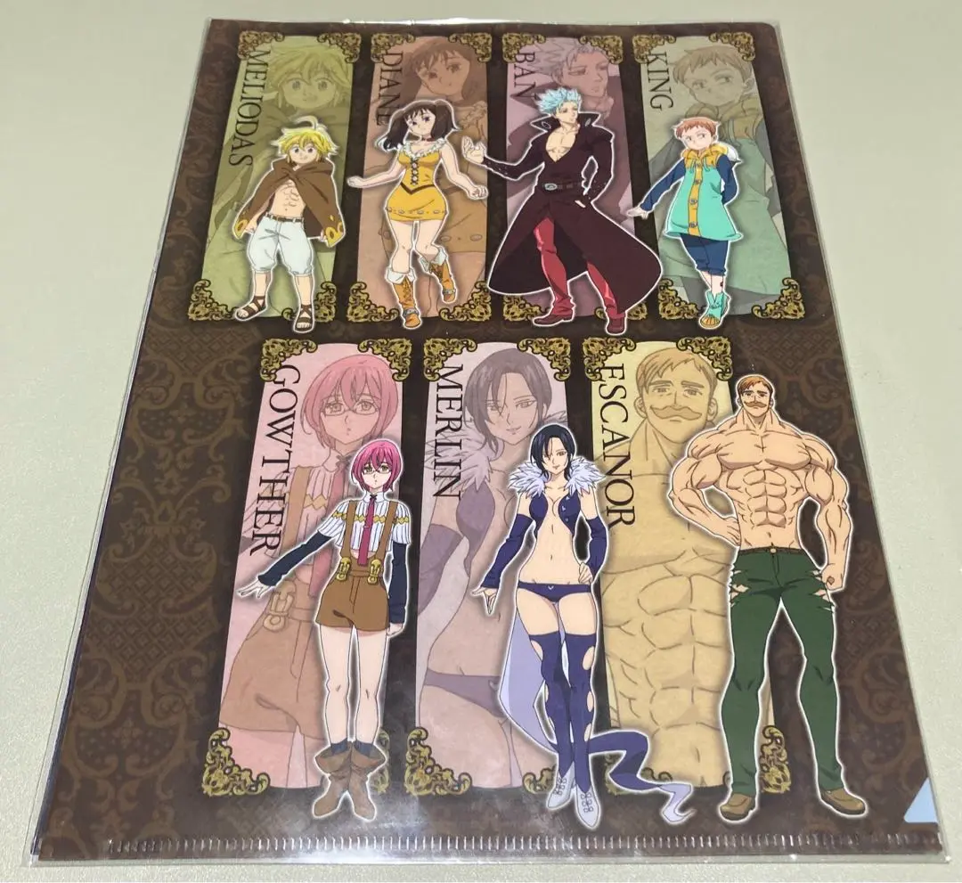 【非売品】レア★200名限定！七つの大罪 クリアファイル 当選品 七つの大罪 (原作) A4クリアファイル メリオダス&エリザベス