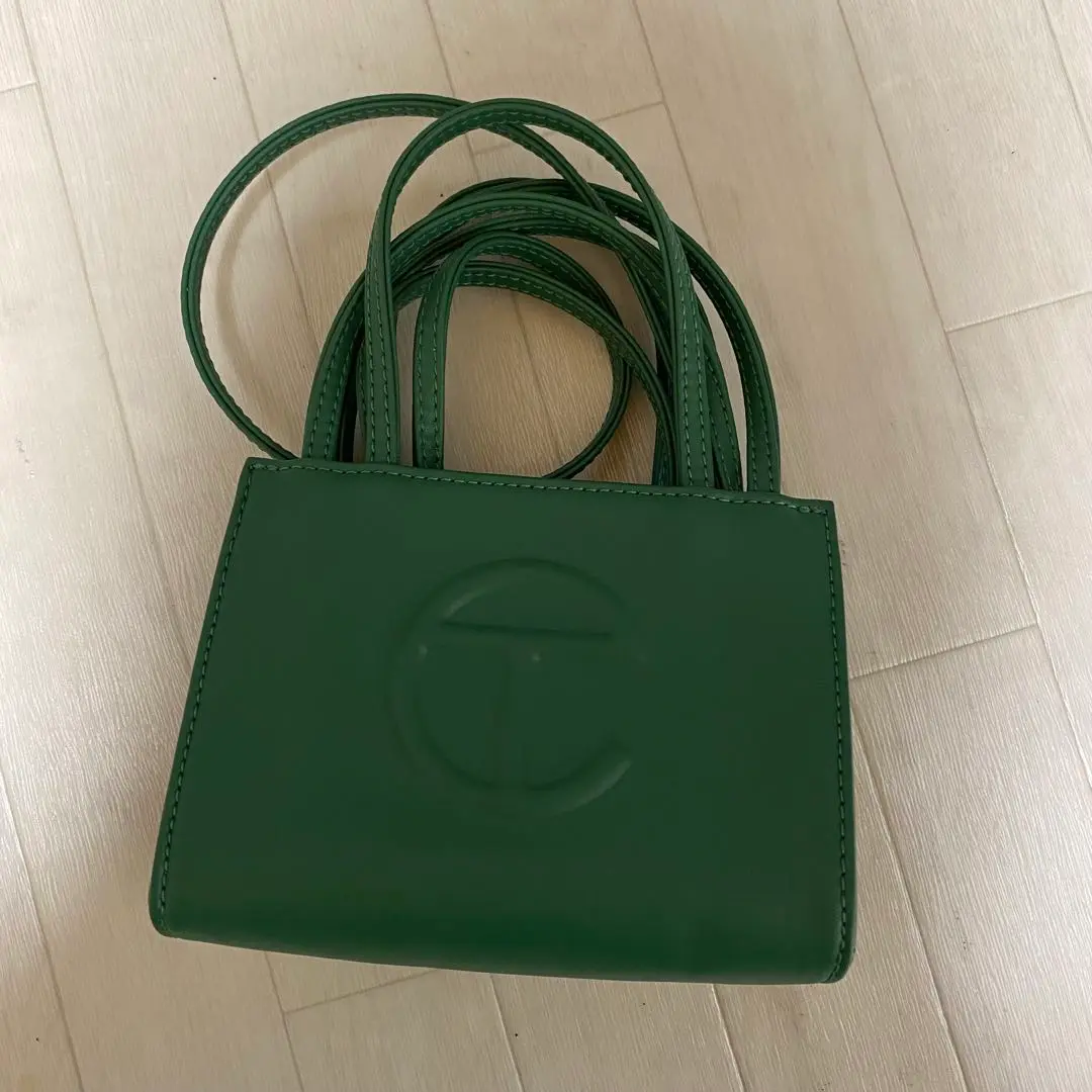 Telferテルファーショルダートートバックグリーン(ラージ) Large Shopping Bag - Dark Olive