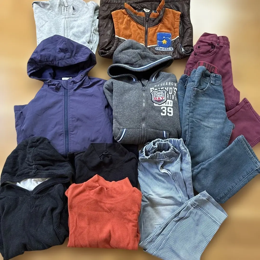 Thumbnail of Kids' clothing set (hooded jacket, pants) - Warm