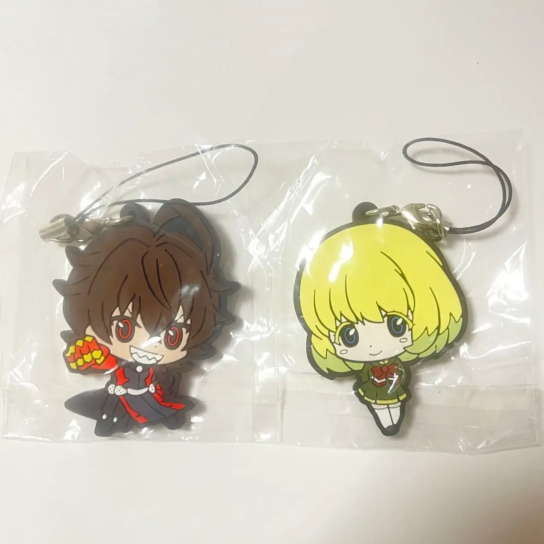 Thumbnail of Twin Star Exorcists Capsule Rubber Mascot - Rokuro Enmado & Mayura Otomi - Set of 2