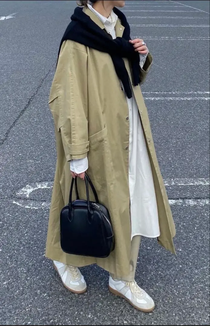 FASHIRU ステンカラーコート ミドル 再入荷調整中］soutien collar coat - middle/3color | F