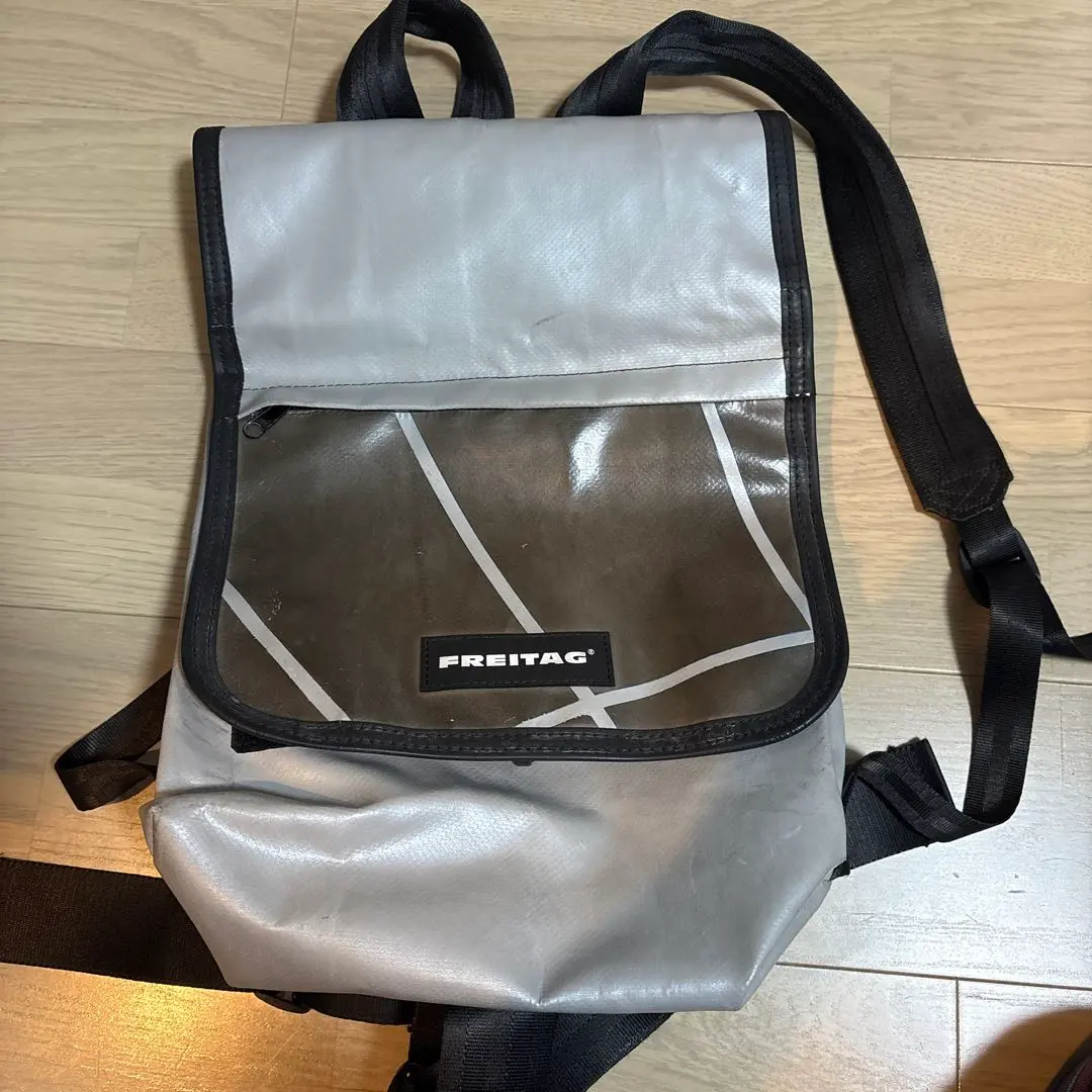希少■廃盤■FREITAG■BONANZA■白黒■フライターグ ボナンザ リュック バッグパック 旧型FREITAG 廃盤 BONANZA 白タグ艶タグ ボナンザ 超希少