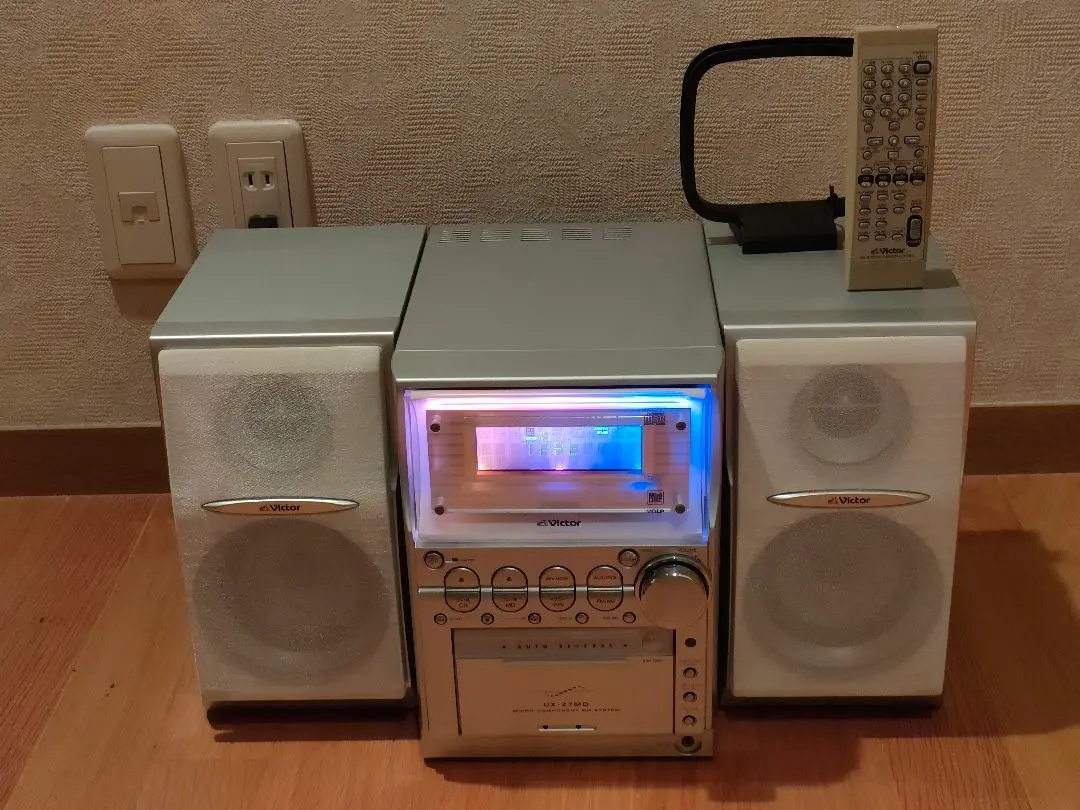 Victor　ビクター　ミニコンポ　CA-UXZ7MD-S Victor - ca-uxz7md-s victor オーディオミニコンポの通販 by