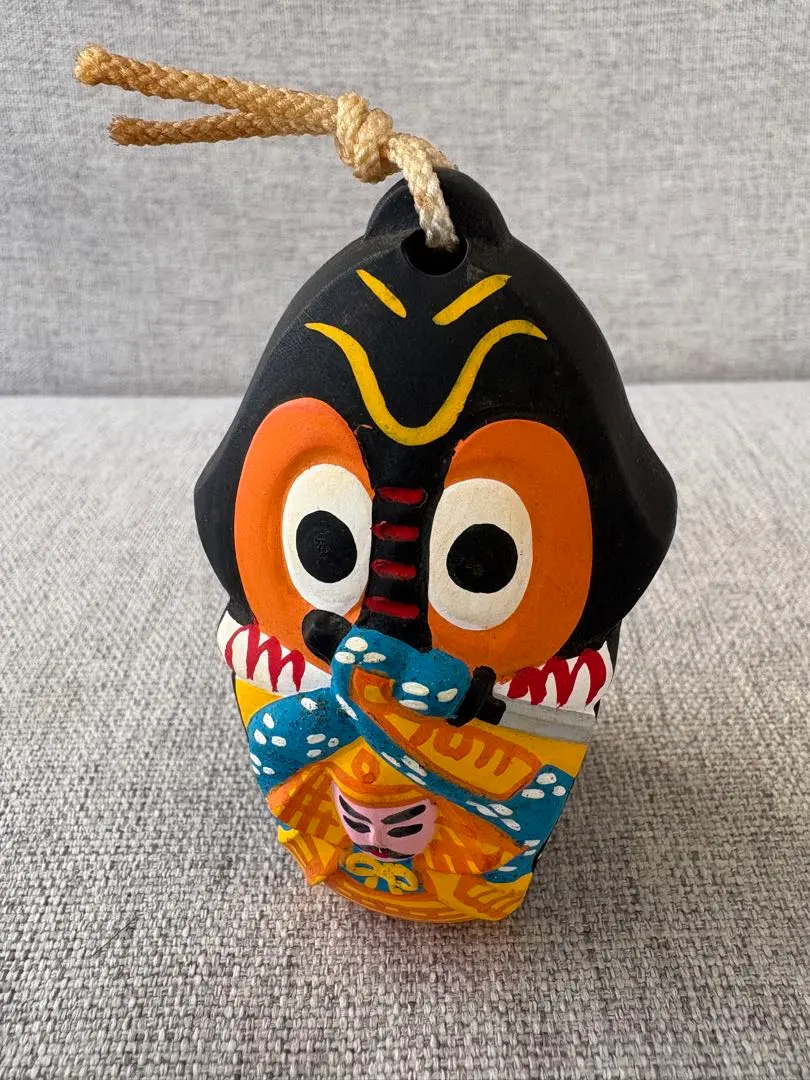 Thumbnail of [Excellent Condition] Hirado Oni-cho Dorei (Devil Butterfly Bell) Nagasaki Prefecture - Amulet, Good Luck Charm, Local Toy, Traditional Craft, Folk Art