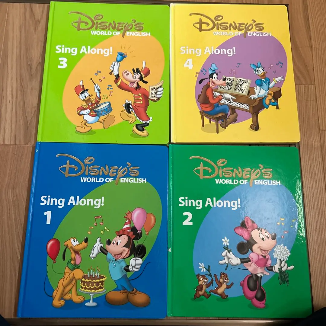 Sing Along 4冊套裝 繪本 迪士尼英語系統 的縮圖