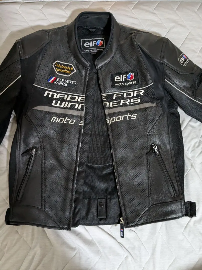【美品　希少サイズ】elf　エルフ　ライダースジャケット　COMPETITION 2025年最新】Yahoo!オークション -elf ジャケットの中古品・新品