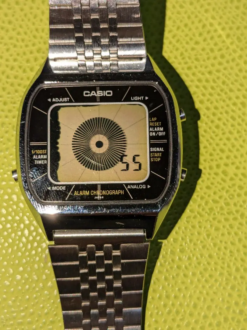 【美品】レア　CASIO 103 A201 デジタル腕時計　2way CASIO A201 [103] BLUE THUNDER DIGITAL MENS WATCH | eBay