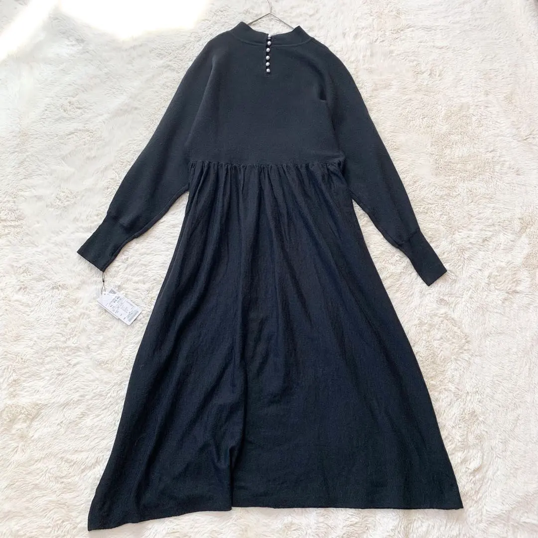 Thumbnail of New * Ships Pearls Dolman Occasion Dress Black Free Size