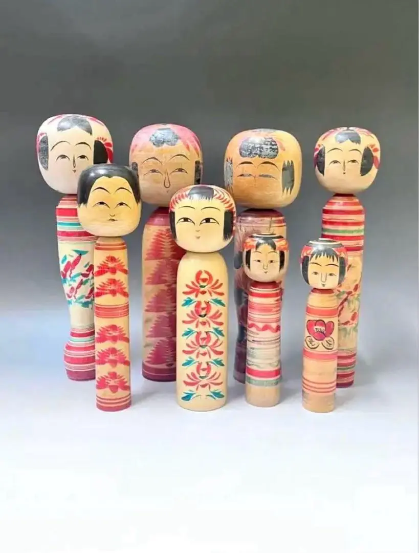 ♦︎宮城 創作こけし♦︎加賀沼勝子作♦︎花衣♦︎伝統工芸品 加賀沼勝子 林野庁長官賞受賞 近代こけし 創作こけし 木工芸