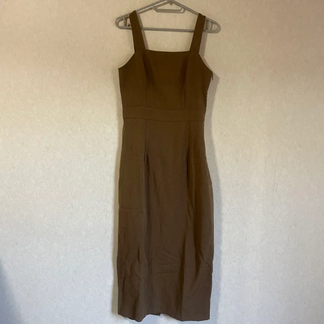 Thumbnail of JUNOAH Brown Sleeveless Dress - Women's One-Piece