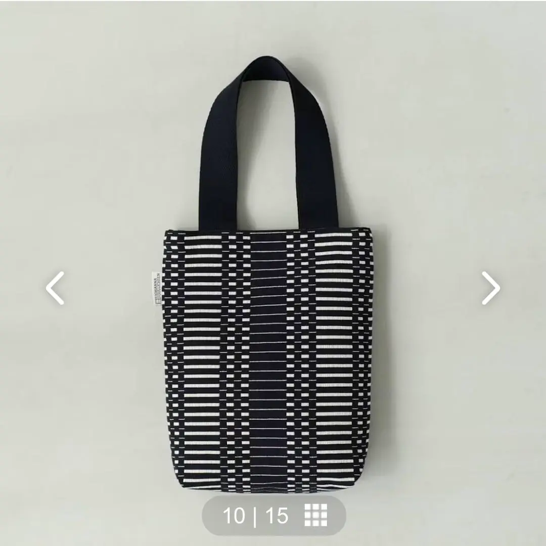 ◎ヨハンナグリクセン　シャンパーニュトートバッグ Champagne Bag / Helios / Black / W30×H34cm / コットン100
