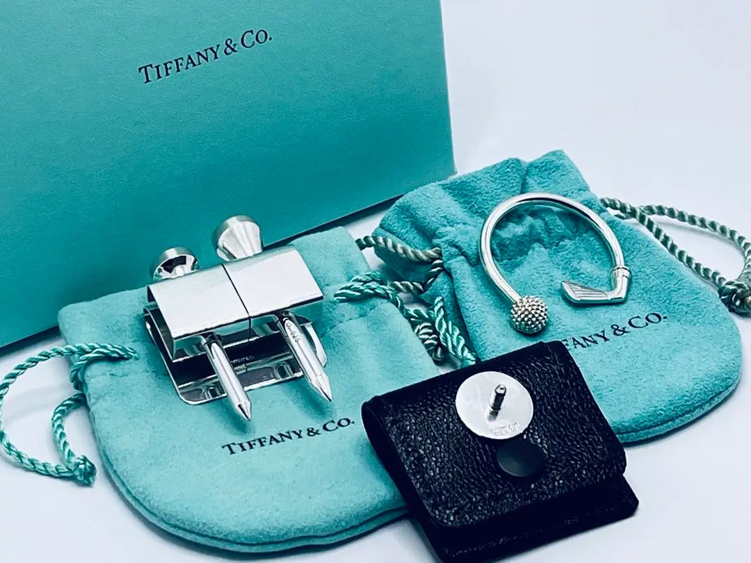TIFFANY&Co. ティファニー ゴルフ ティー マーカー ケース付