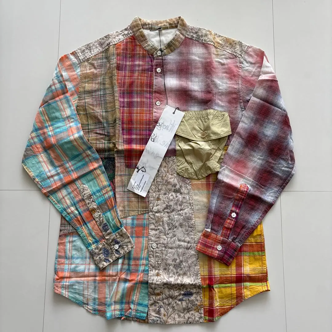 益*男様 KHOKI Kalamkari shirt KHOKI】 Kalamkari long sleeve shirt 23ss-b-03 – ONENESS
