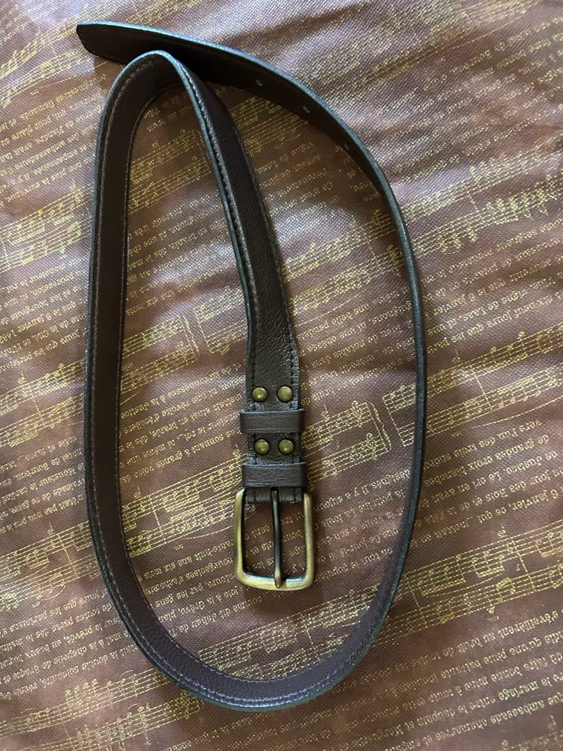 junhashimoto ジュンハシモト レザーベルト ブラウン L01 INNER RIDERS | junhashimoto（ジュンハシモト）Official