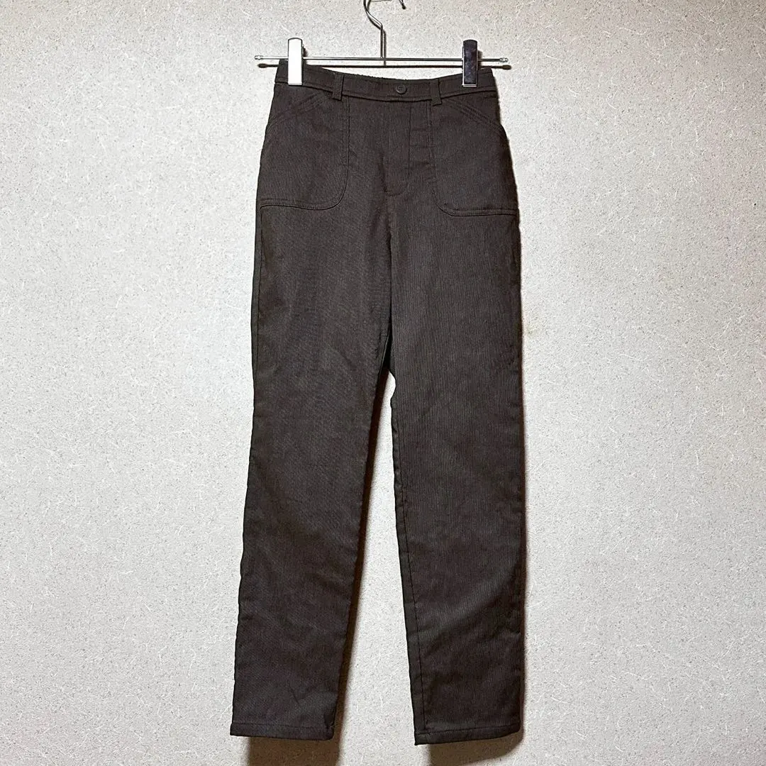 JELNEMANMA 棕色 內刷毛長褲 S 腰部鬆緊帶 成人 自然風 的縮圖