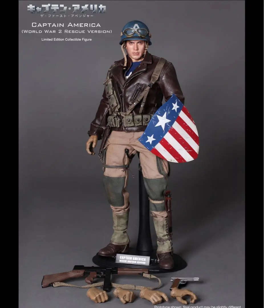 ホットトイズキャプテンアメリカ (第二次世界大戦レスキュー) ムービー・マスターピース】『キャプテン・アメリカ/ザ