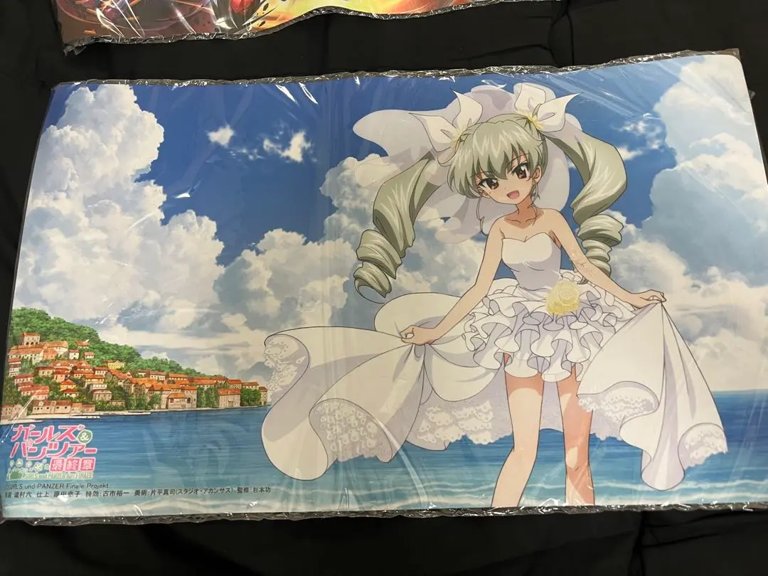 ガールズ＆パンツァー　ガルパン　最終章　ラバーマット　アンチョビ　ウェディング ガールズ＆パンツァー 最終章]ラバーマット（アンツィオ高校
