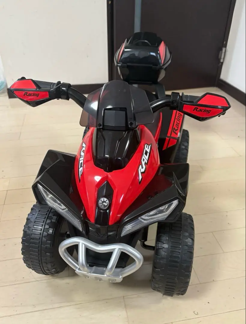 子供用電動乗用玩具 レーシング バギー 電動乗用バギーdx 赤