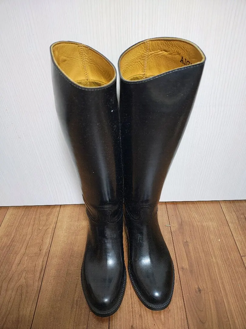 【新品未使用】 エーグル サイトゴア ラバーブーツ ショート乗馬用24.5cm AIGLE エーグル レインブーツ 長靴 メンズ ラバーブーツ 防水