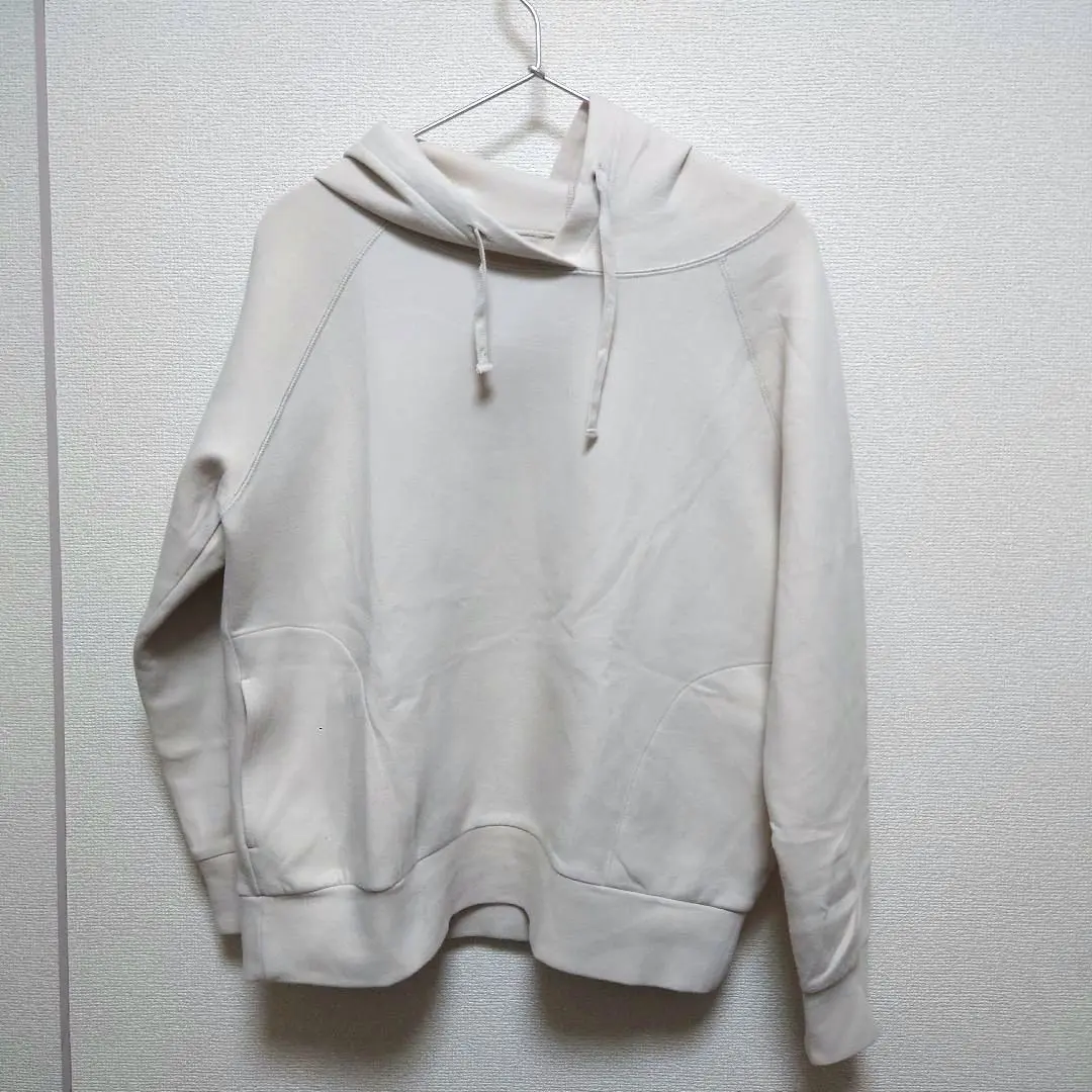 Thumbnail of Beige hooded parka, size LL