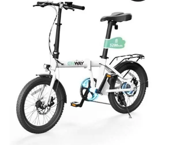 【公式・値下げ不可】ERWAY A-02電動アシスト自転車ホワイトグリーン 公式・値下げ不可】ERWAY A-02電動アシスト自転車ホワイトグリーン