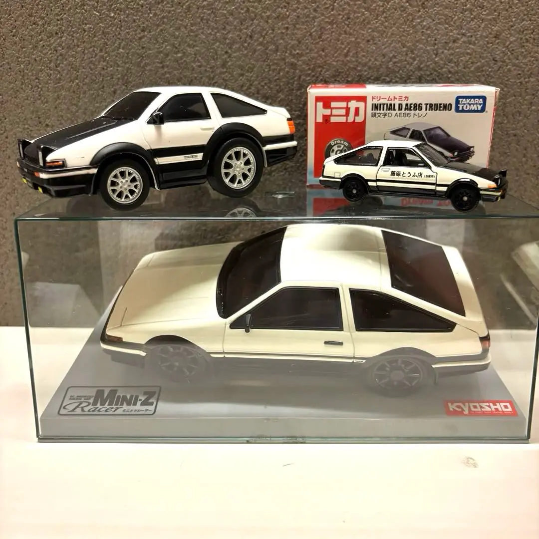 ミニッツレーサー　イニシャルD　藤原拓　AE86　TRUENO　readyset m57434625344_1.jpg?1711070919