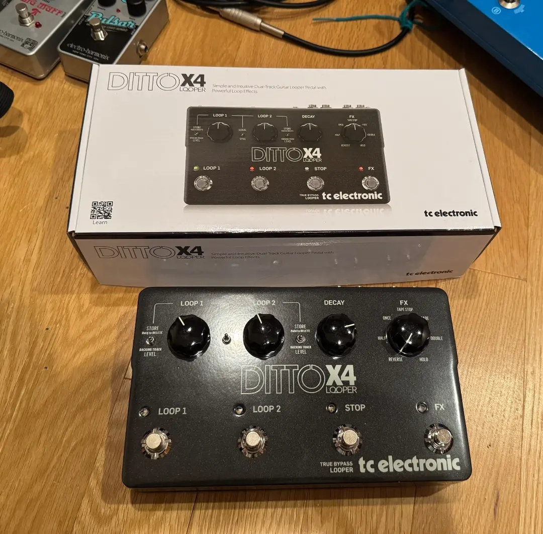 TC ELECTRONIC Ditto X4 Looper ほぼ未使用／動作良好 TC Electronic DITTO X4 LOOPER - 株式会社エレクトリ