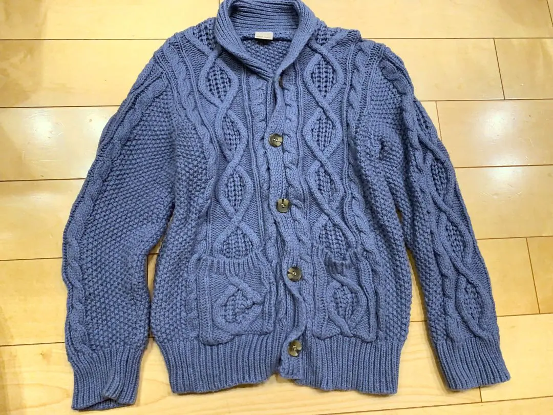 男童 petit main 開襟衫 毛衣 L 120〜130 的縮圖