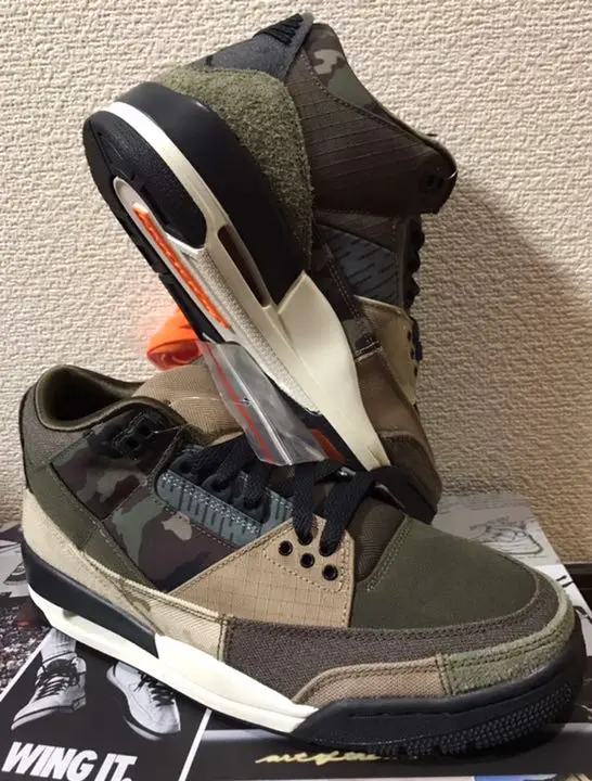 【新品黒タグ付】AJ3 SE レトロ \"パッチワーク\" 27.5 カモフラ 2025年最新】nike air jordan 3 patchworkの人気アイテム - メルカリ