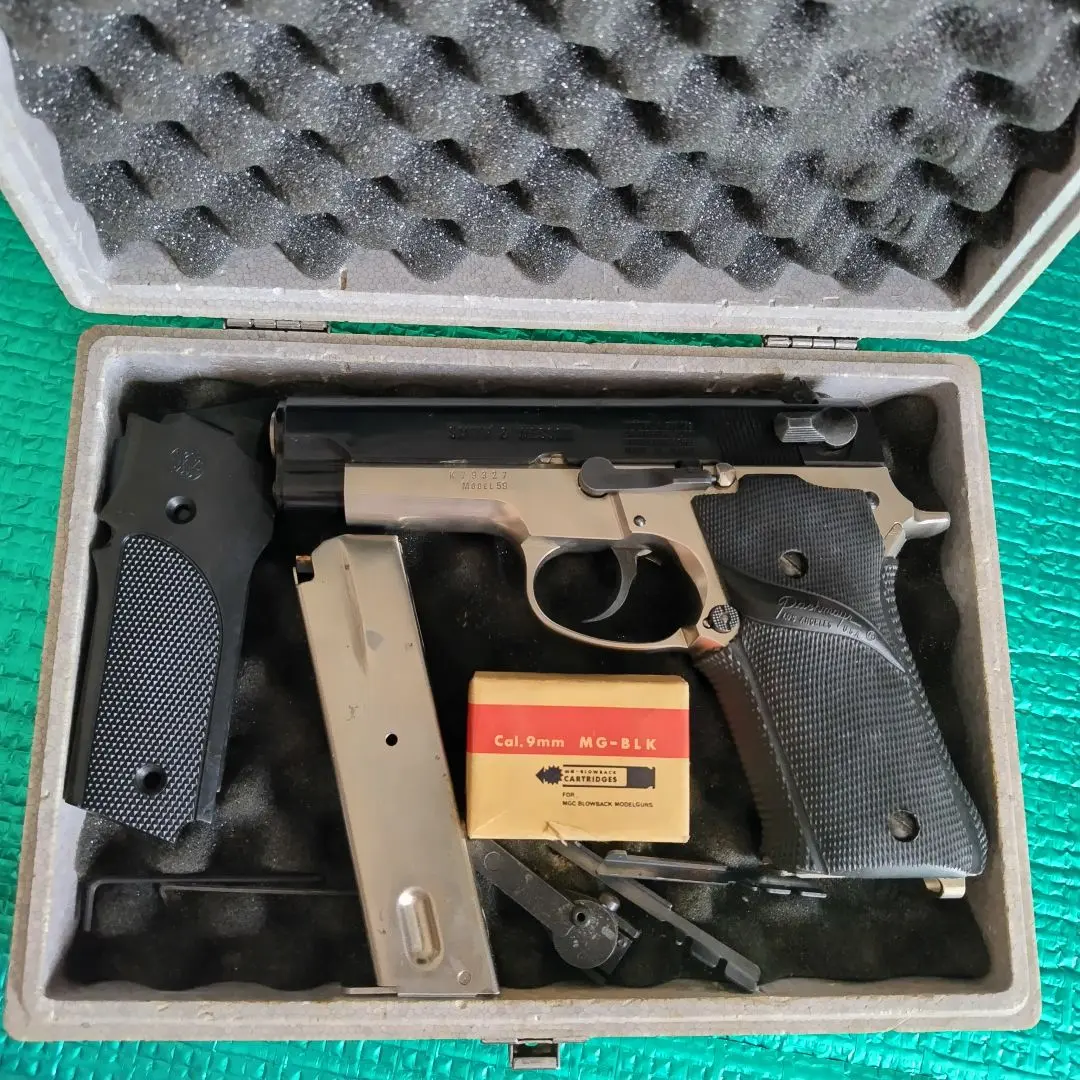 MGC製 S&W M59 WA COMBAT CUSTOM  ABS樹脂製合法品 W.A S&W M59 COMBAT CUSTOMOld Toy Gun Reports No,13 | お座敷