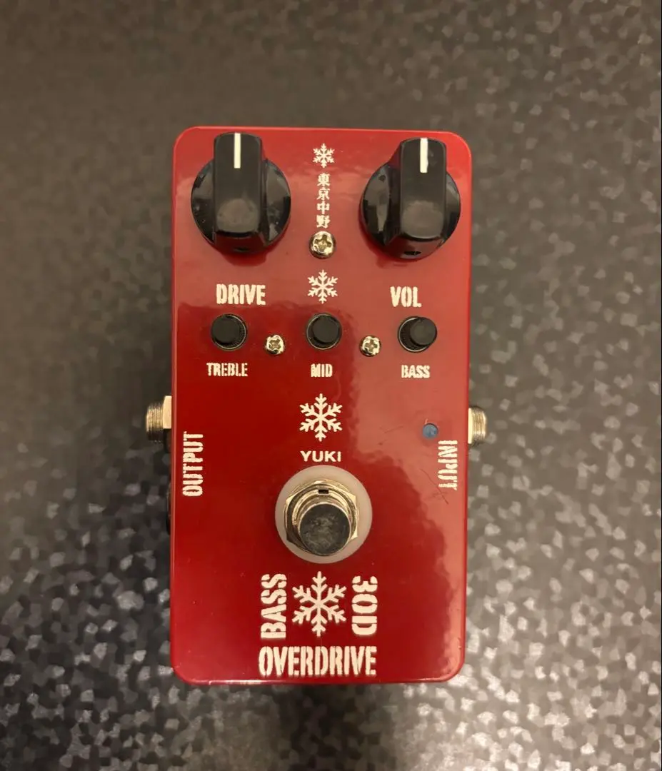ベース YUKI BASS OVERDRIVE 3OD 国産オーバードライブの妙「YUKI 3OD Three EQ Overdrive」楽器