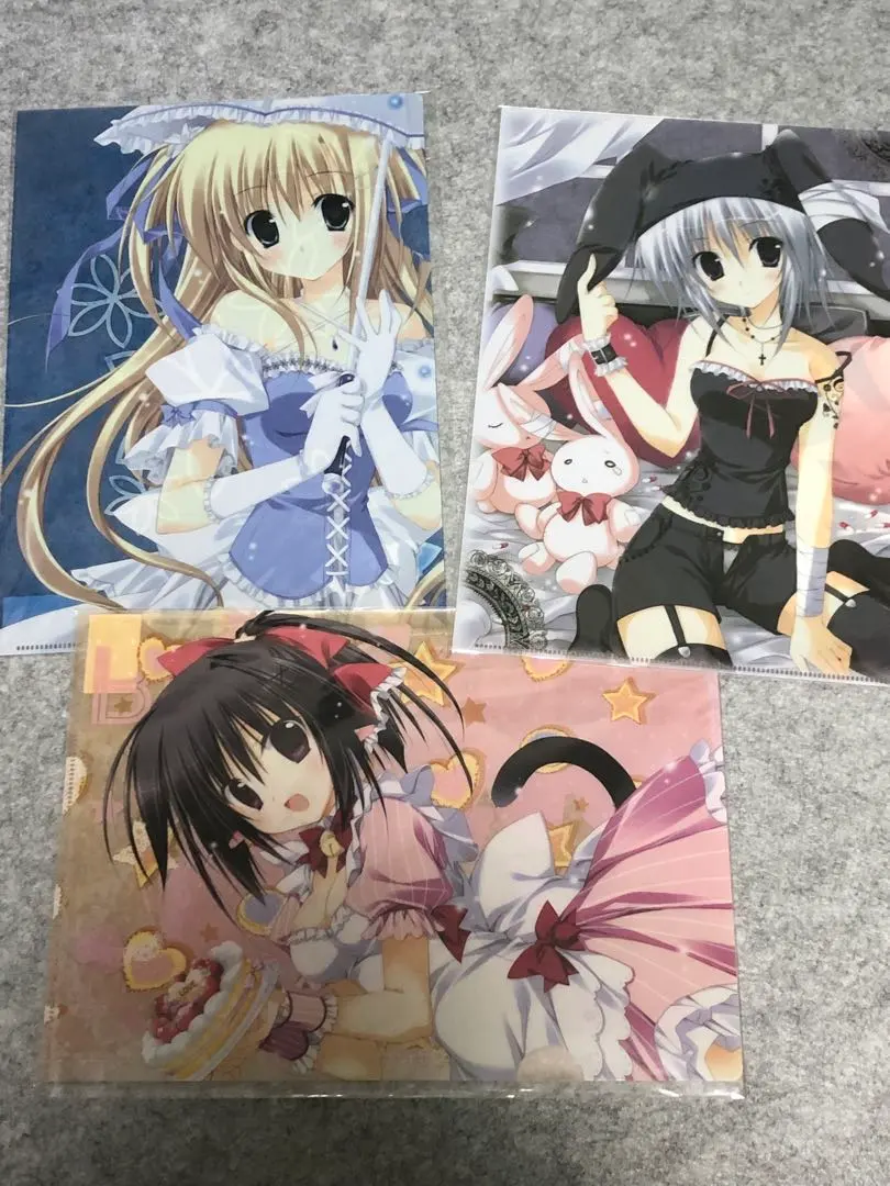 Thumbnail of 【Unopened】Riko Korie Clear File 3-Piece Set A