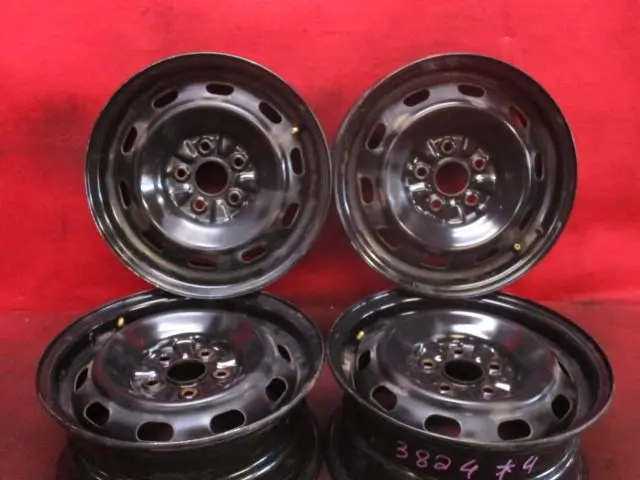 165/55R14 14×6J 4H +45鉄ホイールセット マツダ純正 軽カー