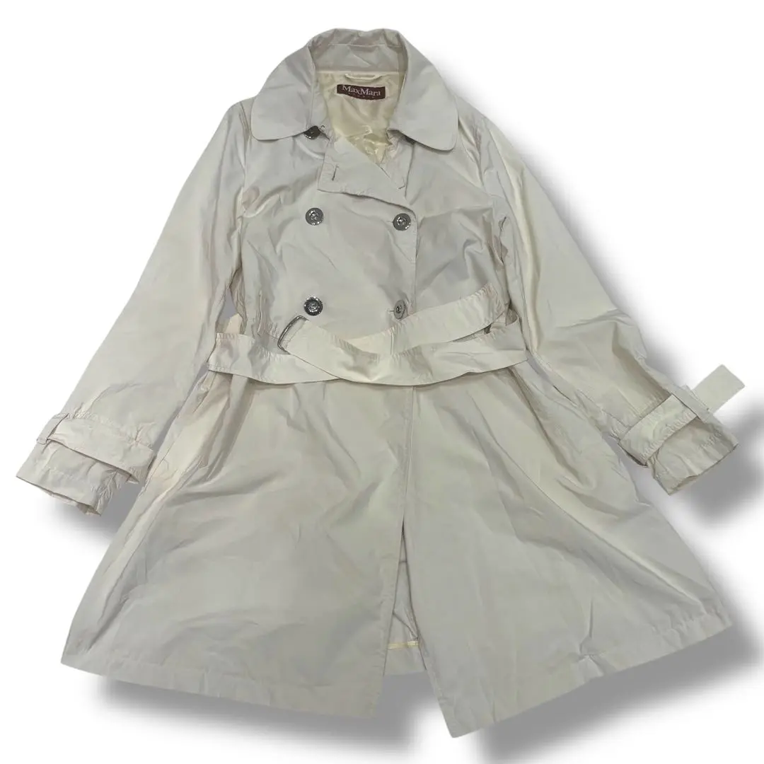 MaxMara studio ◇スプリングコート◇ホワイト◇トレンチコート◇美品 楽天市場】MAX MARA Studio マックスマーラ ステュディオ