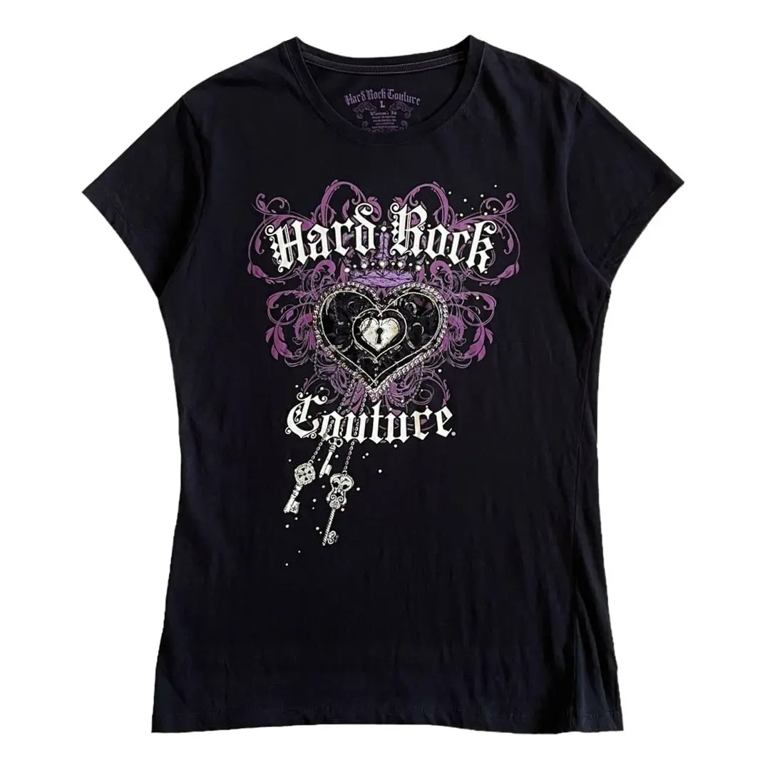 y2k Hard Rock couture Tシャツ ピチT スタッズ パンク - メルカリ