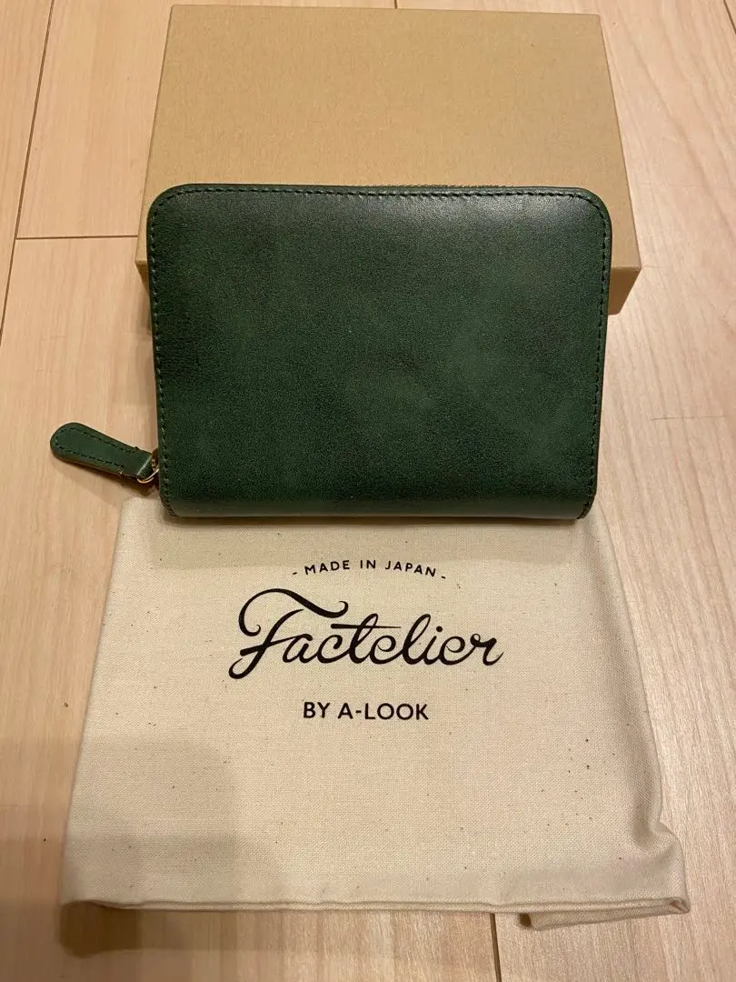 新品同様 factelierファクトリエ 日本製上質レザーラウンドファスナー財布 日本製の財布| Factelier (ファクトリエ) | Factelier