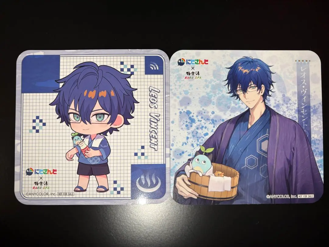 Thumbnail of Gokurakuyu Nijisanji Leos.Vince coaster, set of 2