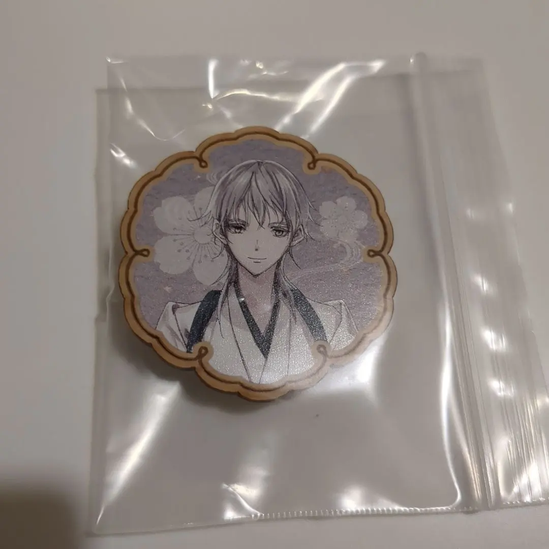 Thumbnail of Touken Ranbu Tsurumaru Kuninaga THE GUEST Wood Badge - Unused. Touken Ranbu Tsurumaru