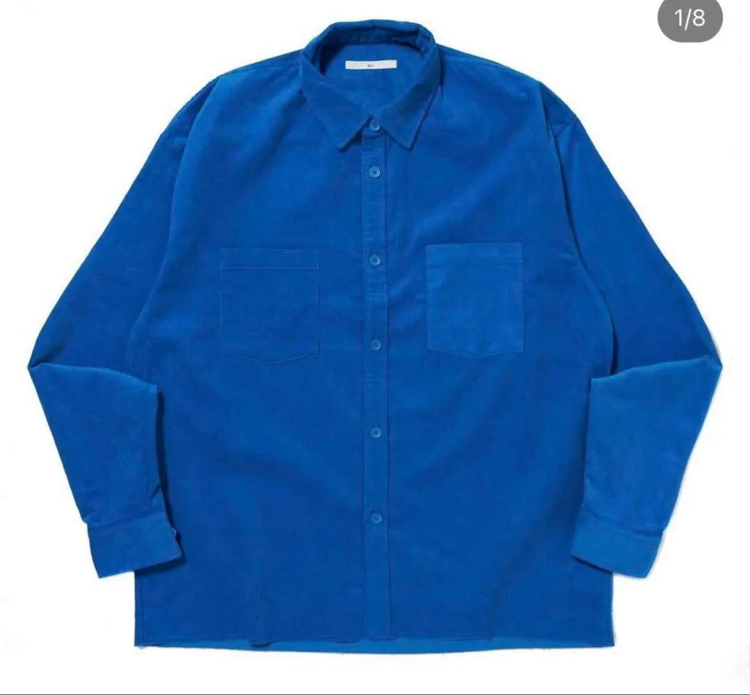 Thumbnail of RILY Corduroy Shirt Blue Corduroy shirt