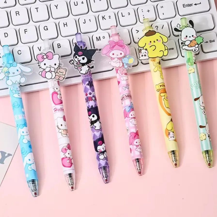 Thumbnail of Sanrio Character Ballpoint Pens ② Black Ink 0.5mm Set of 6 with Bonus