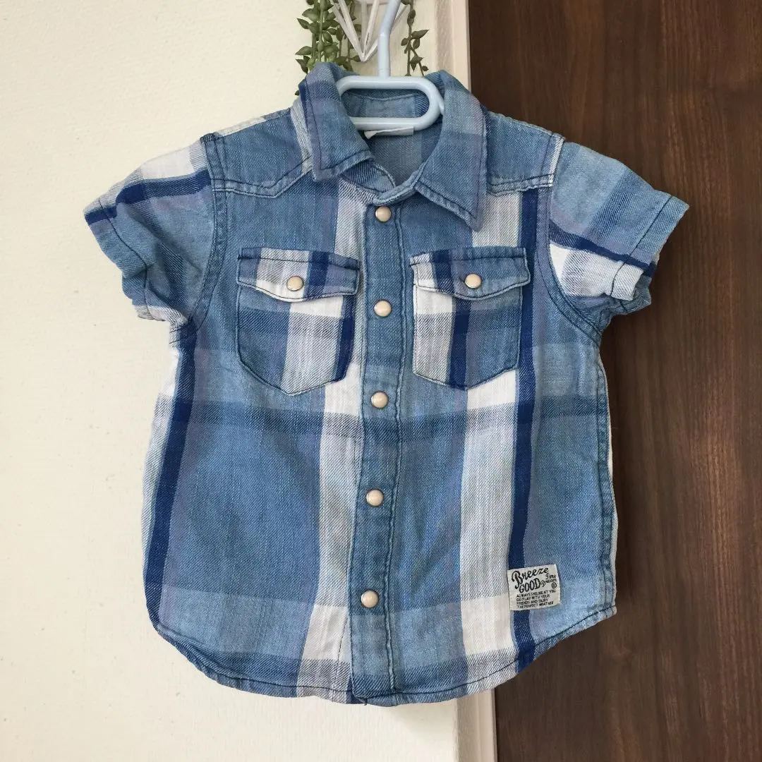 Thumbnail of Breeze Baby Denim Shirt Short Sleeve