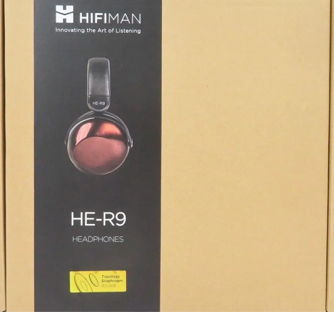 【新品未開封】Hifiman HE-R9トポロジダイヤフラム、クローズドバック HIFIMAN、トポロジーダイヤフラム搭載のオーバーヘッドホン「HE