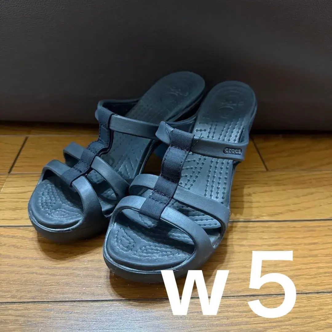 新品】④廃盤 クロックス サイプラス ブラック W5 23cm