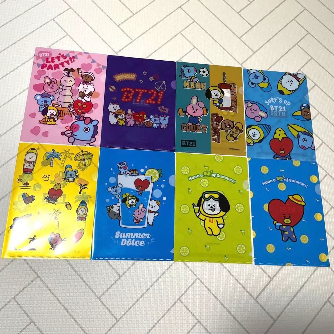 Thumbnail of BT21 Clear File Set of 8