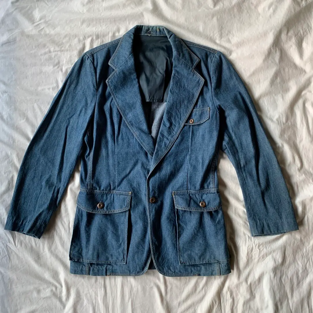 70s Lee デニムジャケット ベルギー製 Lee - Lee 70s デニムジャケット デニムテーラードジャケット