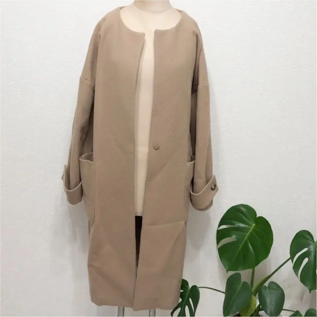 Thumbnail of No-collar coat