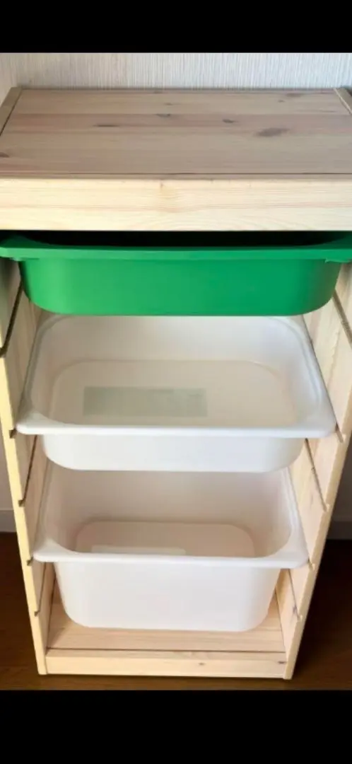 【IKEA】トロファスト　解体済み　フレームのみ階段タイプ TROFAST トロファスト フレーム, ホワイト, 99x44x95 cm - IKEA
