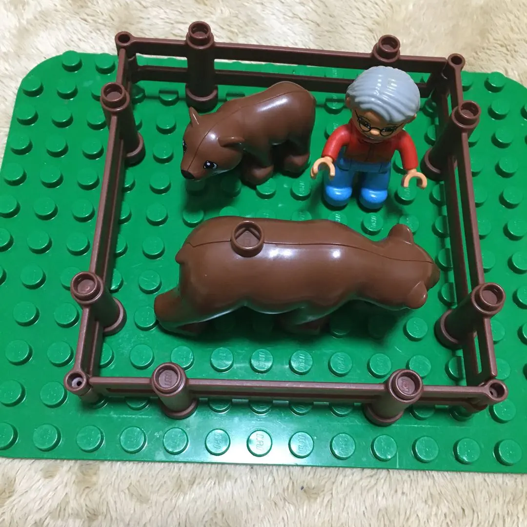 樂高 得寶 LEGO DUPLO 圍欄 柵欄 動物園 的縮圖